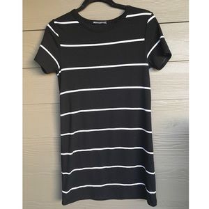 Striped t-shirt dress
